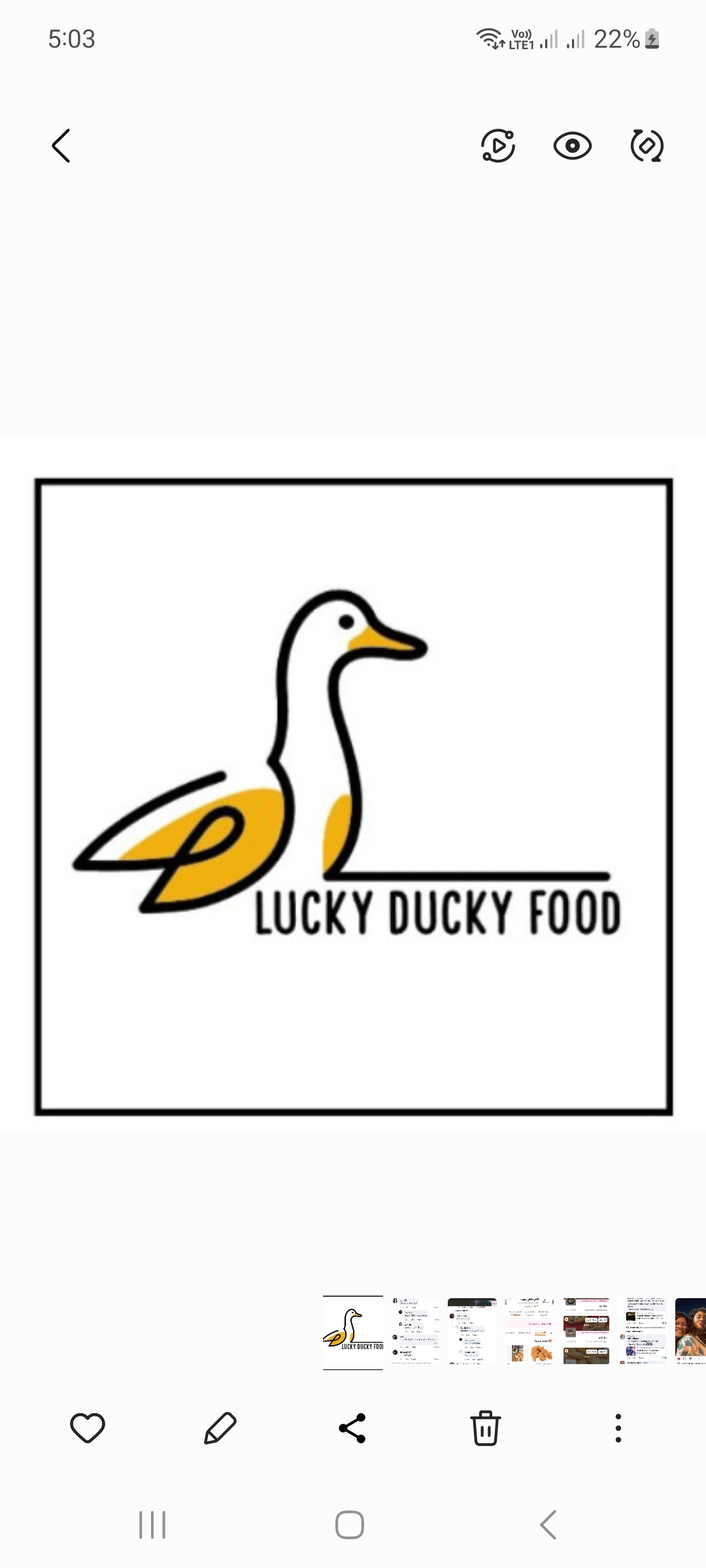 lucky Ducky food